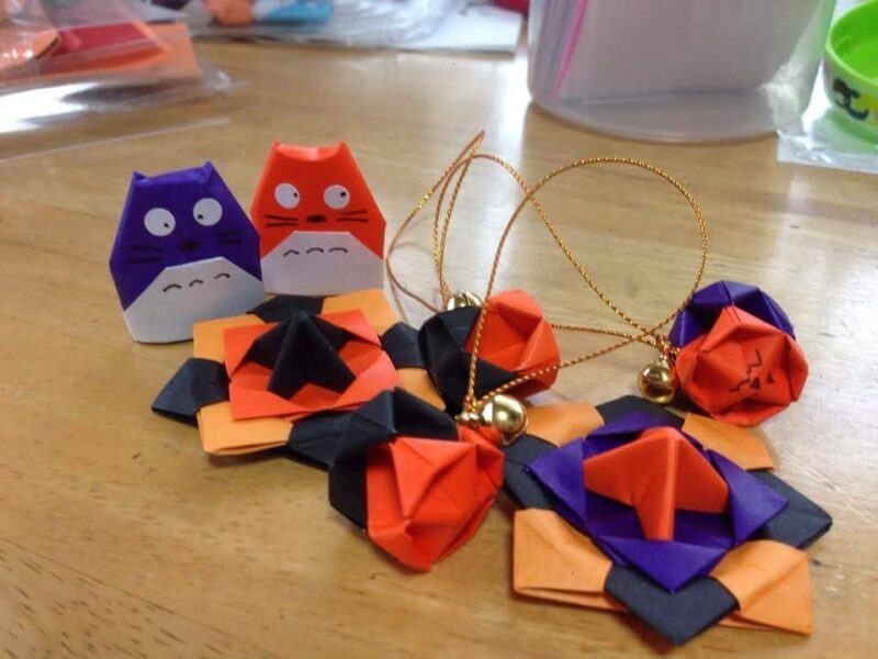 折り紙トトロの指人形